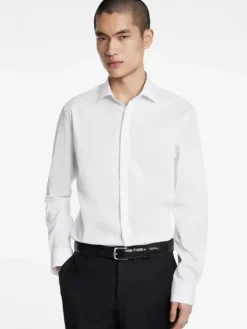 Shirts>John Varvatos HENDRIX DRESS SHIRT WHITE
