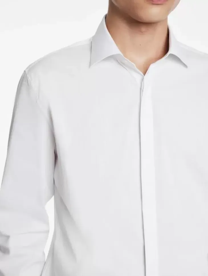 Shirts>John Varvatos HENDRIX DRESS SHIRT WHITE