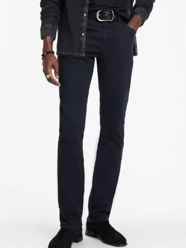 Jeans>John Varvatos J701 - BLACK WEFT ECLIPSE
