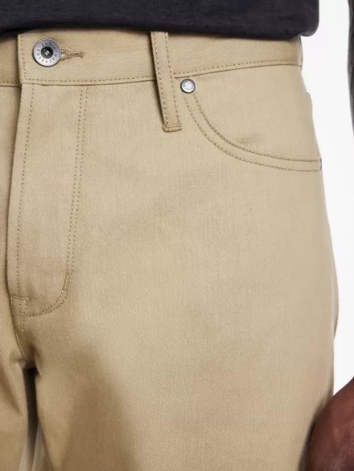 Jeans & Pants>John Varvatos J701 - SELVEDGE JEANS LIGHTKHAKI