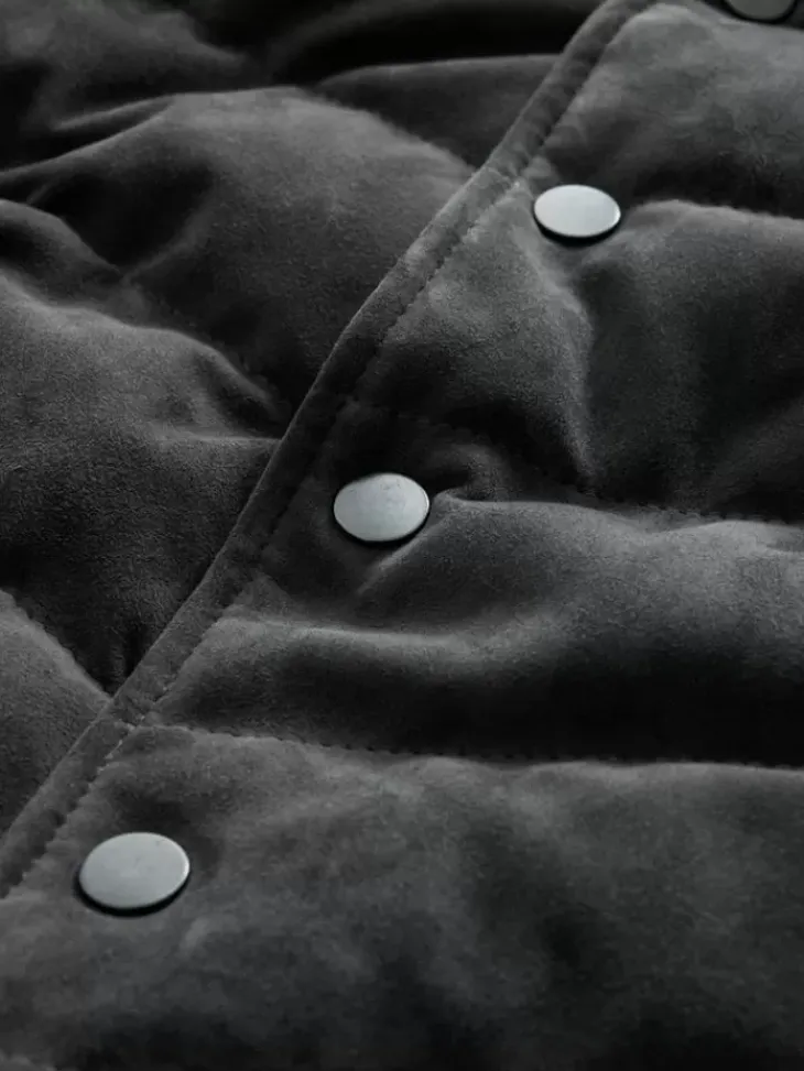 Coats And Jackets|Leather Jackets>John Varvatos JACKSON VEST CONCRETEHTR