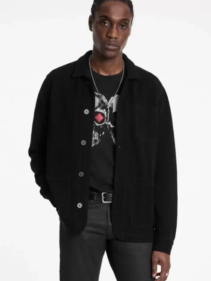 Tops>John Varvatos KENMARE CHORE JACKET BLACK