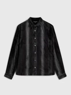 Shirts>John Varvatos KINNEY SHIRT SMOKEDPEARLGREY