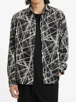 Tops>John Varvatos KINNEY SHIRT CHARCOAL
