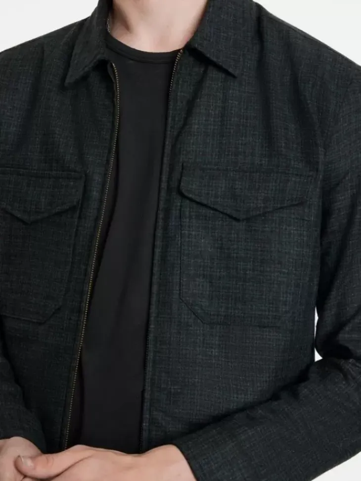 Tops>John Varvatos LANDON JACKET MOSS