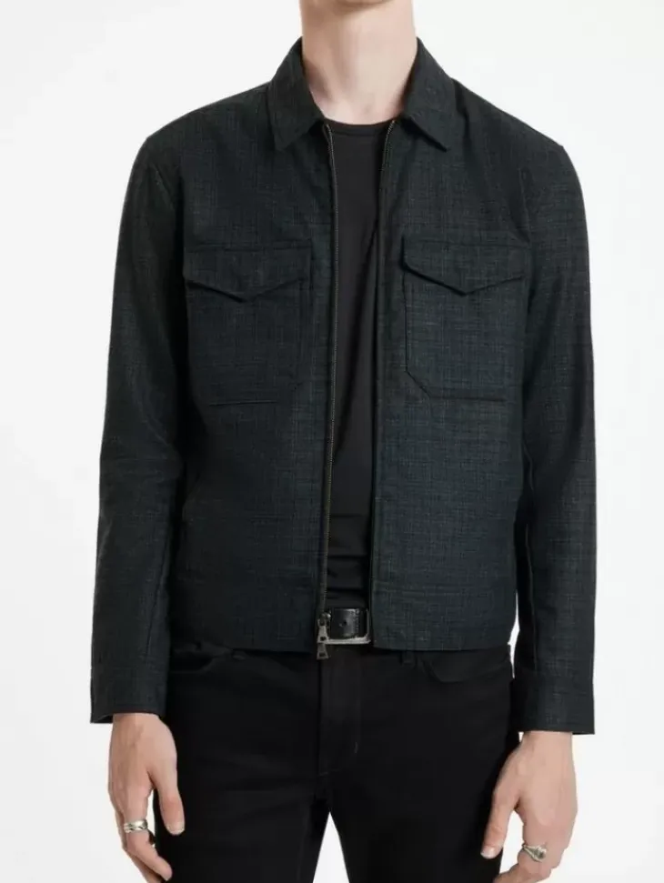 Tops>John Varvatos LANDON JACKET MOSS