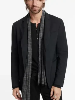 Shoes & Accessories>John Varvatos LENAPE SCARF ARSENIC