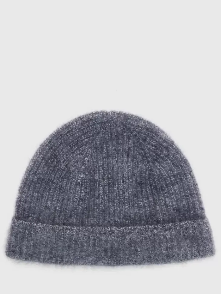 Shoes & Accessories>John Varvatos LENOIR BEANIE BLACK/WHITE