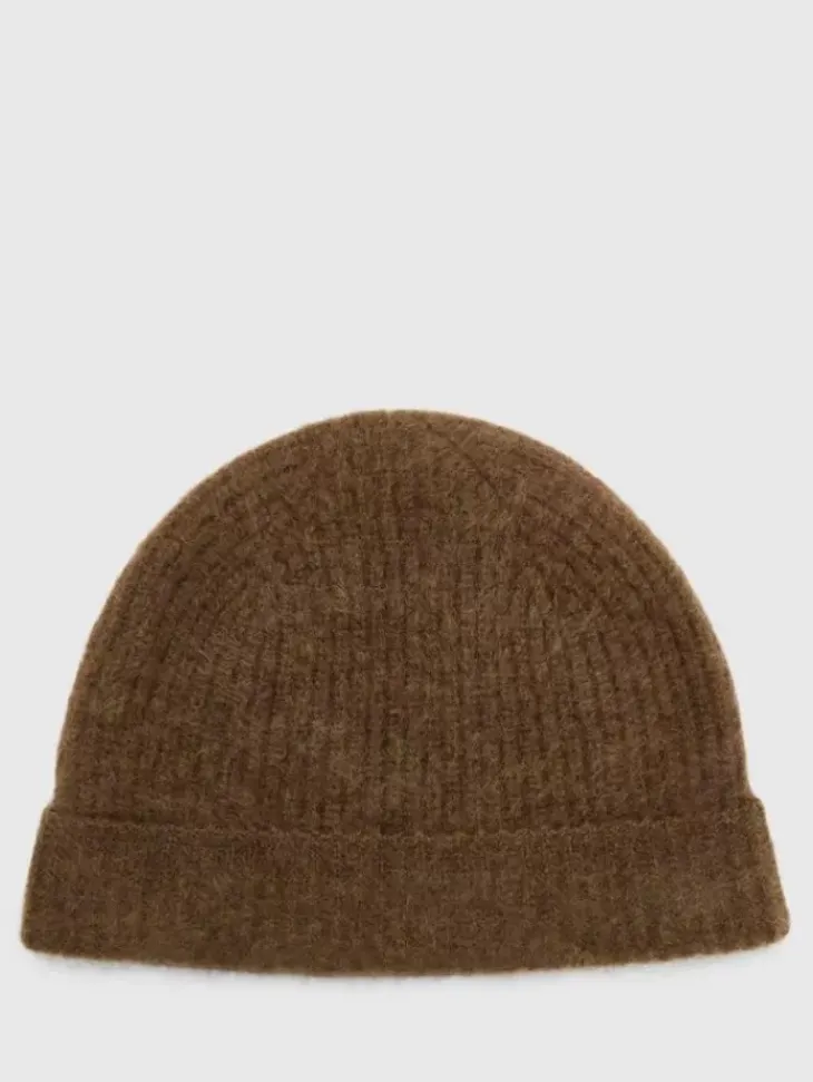 Shoes & Accessories>John Varvatos LENOIR BEANIE DEEPOLIVE