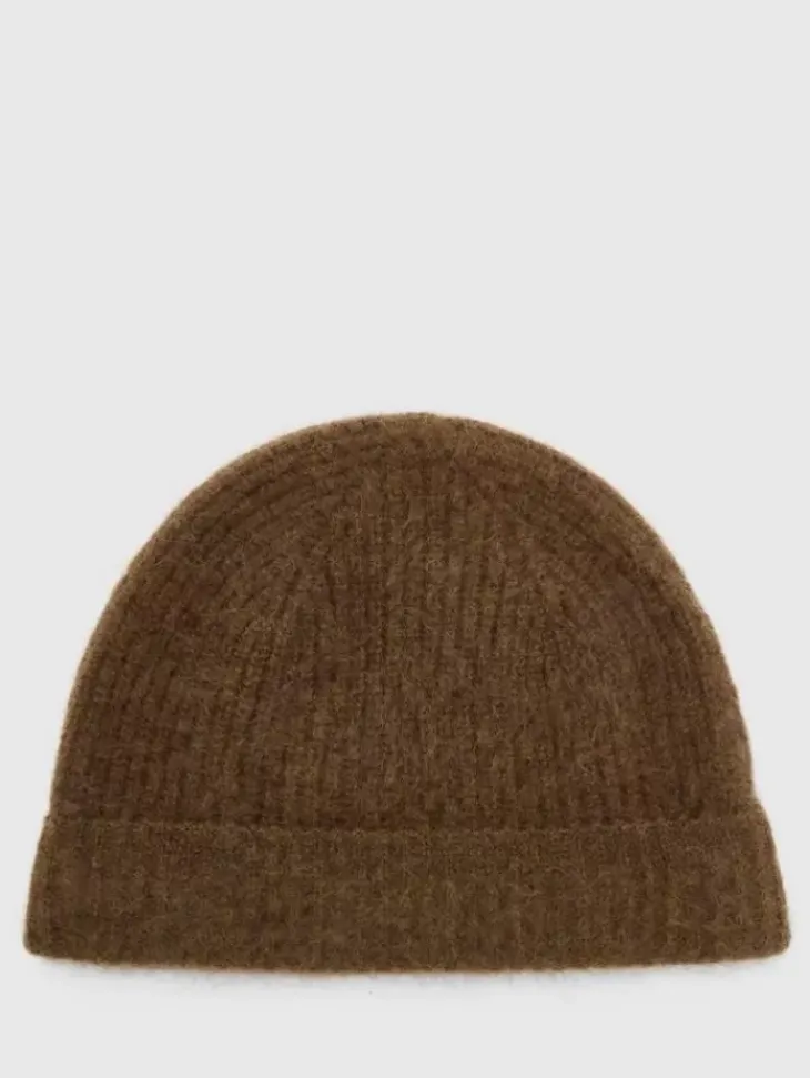 Shoes & Accessories>John Varvatos LENOIR BEANIE DEEPOLIVE