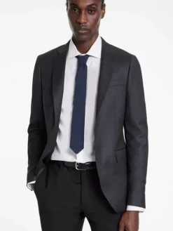 Scarves & Ties>John Varvatos LEONE SLIM TIE NAVY