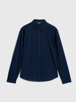 Shirts>John Varvatos LEVI SHIRT NAVY