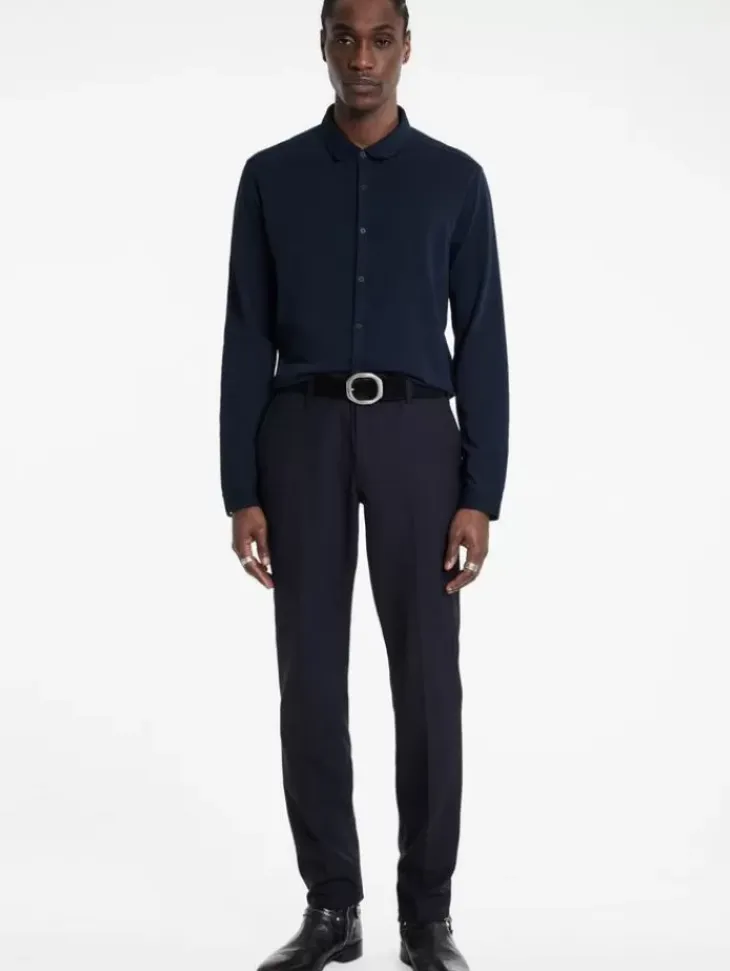 Shirts>John Varvatos LEVI SHIRT NAVY