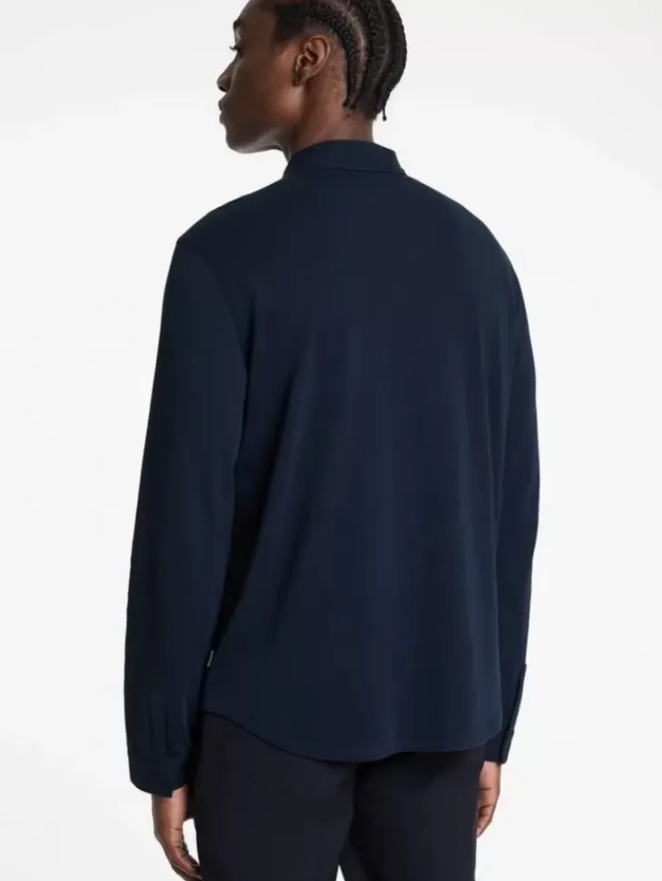 Shirts>John Varvatos LEVI SHIRT NAVY