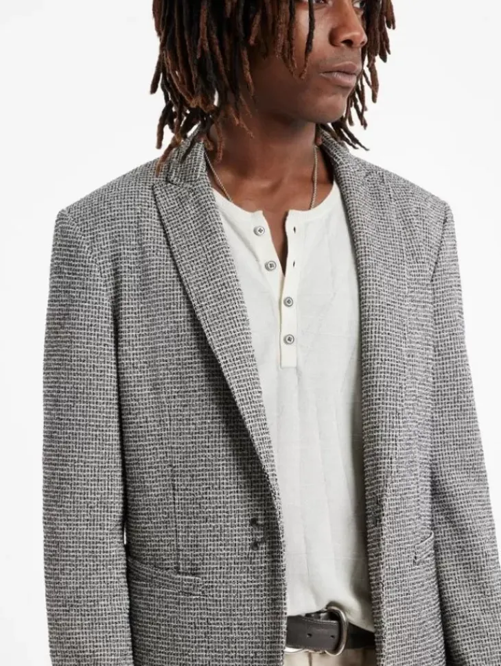 Tops>John Varvatos LYNN JACKET BLACK/WHITE