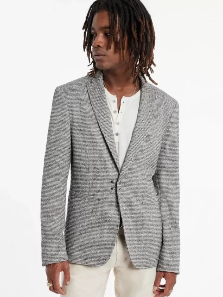 Tops>John Varvatos LYNN JACKET BLACK/WHITE