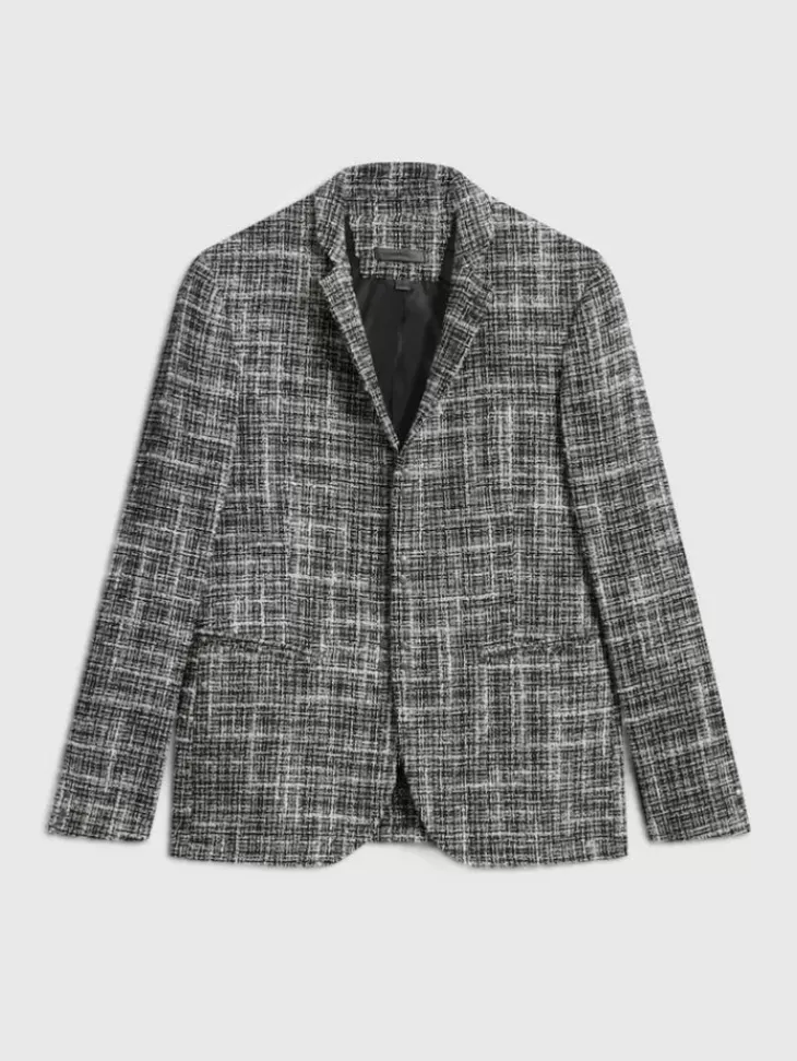 Coats And Jackets|Suit Jackets>John Varvatos MADISON JACKET BLACK/WHITE