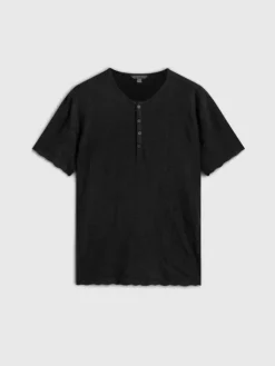 Henleys>John Varvatos MADOC HENLEY BLACK