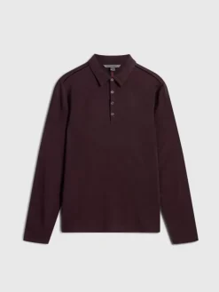 Polos>John Varvatos MALEO POLO Merlot