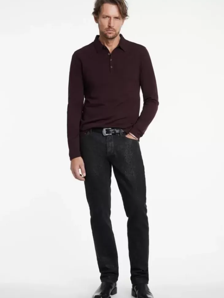 Polos>John Varvatos MALEO POLO Merlot