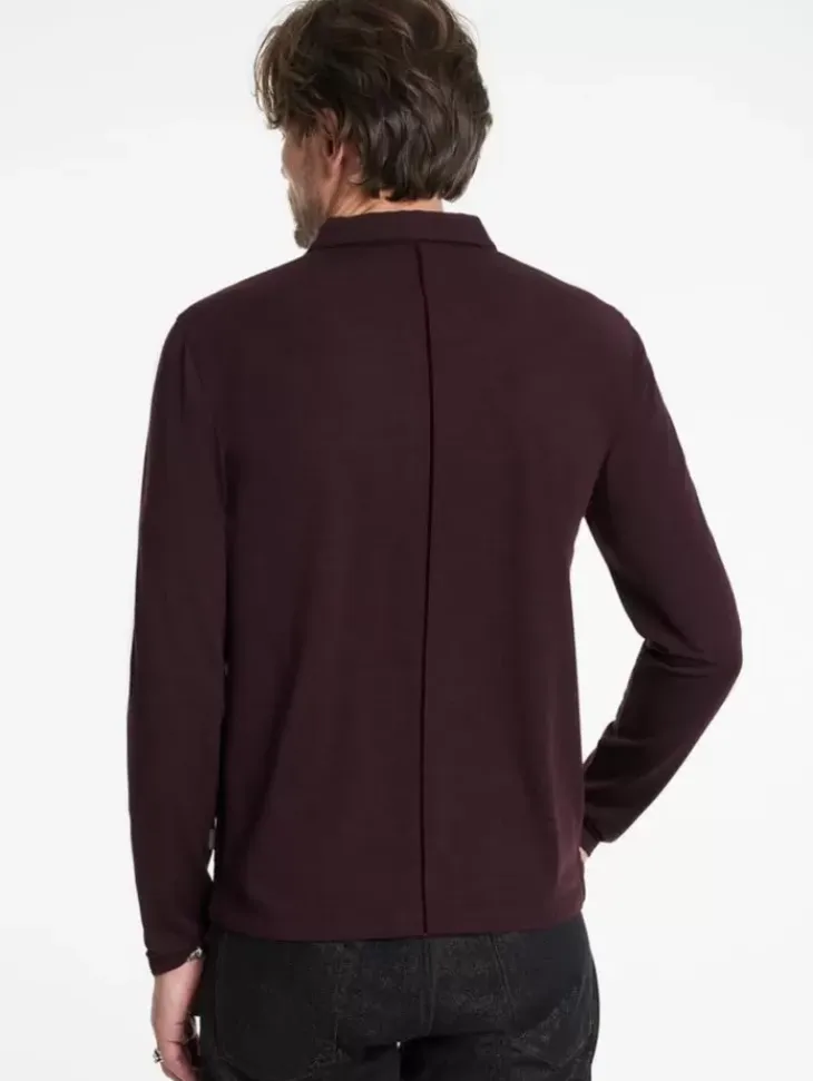 Polos>John Varvatos MALEO POLO Merlot