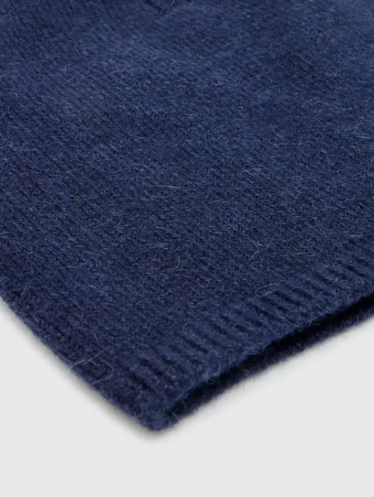 Shoes & Accessories>John Varvatos MARCO BEANIE NAVY