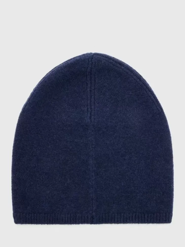 Shoes & Accessories>John Varvatos MARCO BEANIE NAVY