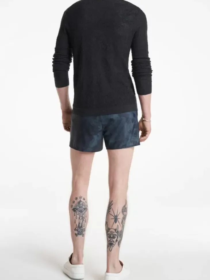 Jeans & Pants>John Varvatos MAUI SWIM SHORTS DKSTEELHTR