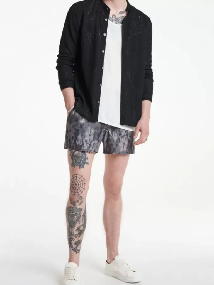 Jeans & Pants>John Varvatos MAUI SWIM SHORTS DKSTEELHTR