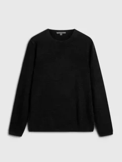 Sweaters>John Varvatos MERCER CREW BLACK