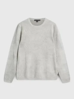 Sweaters>John Varvatos MERCER CREW MOONSHADOW