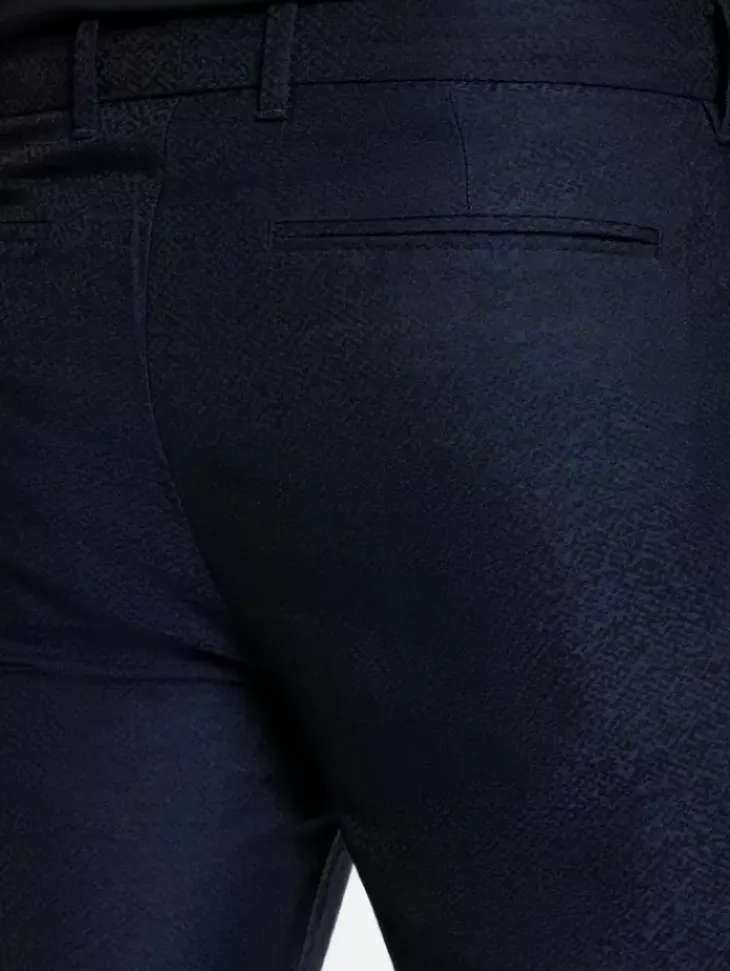 Jeans & Pants>John Varvatos MERCER PANTS BLUEBLACK