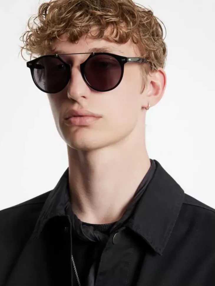 Eyewear>John Varvatos MERCER ROUND BAR NOCOLOR