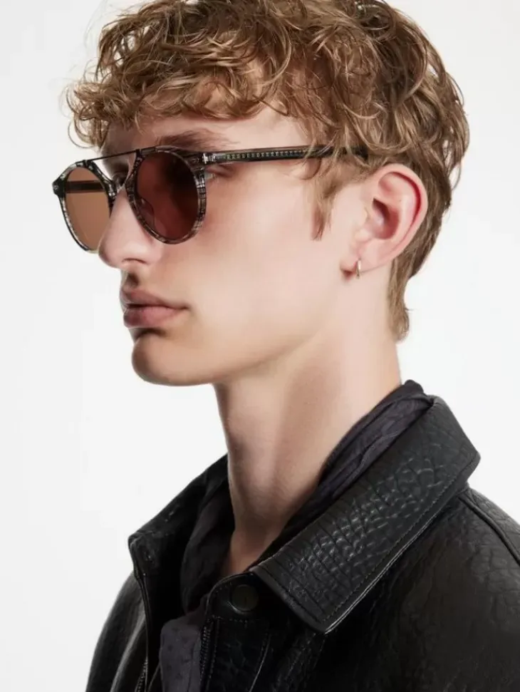 Eyewear>John Varvatos MERCER ROUND BAR NOCOLOR
