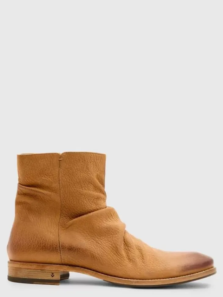 Boots|Leather Boots>John Varvatos MORRISON SHARPEI BOOT CHAMOIS