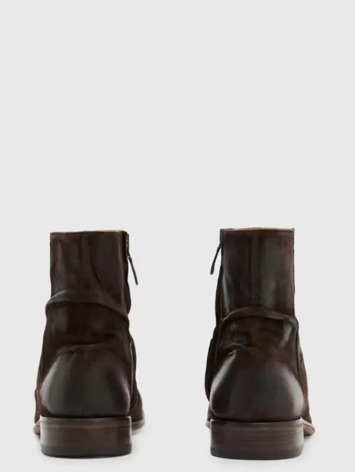 Boots|Leather Boots>John Varvatos MORRISON SHARPEI BOOT CHOCOLATE
