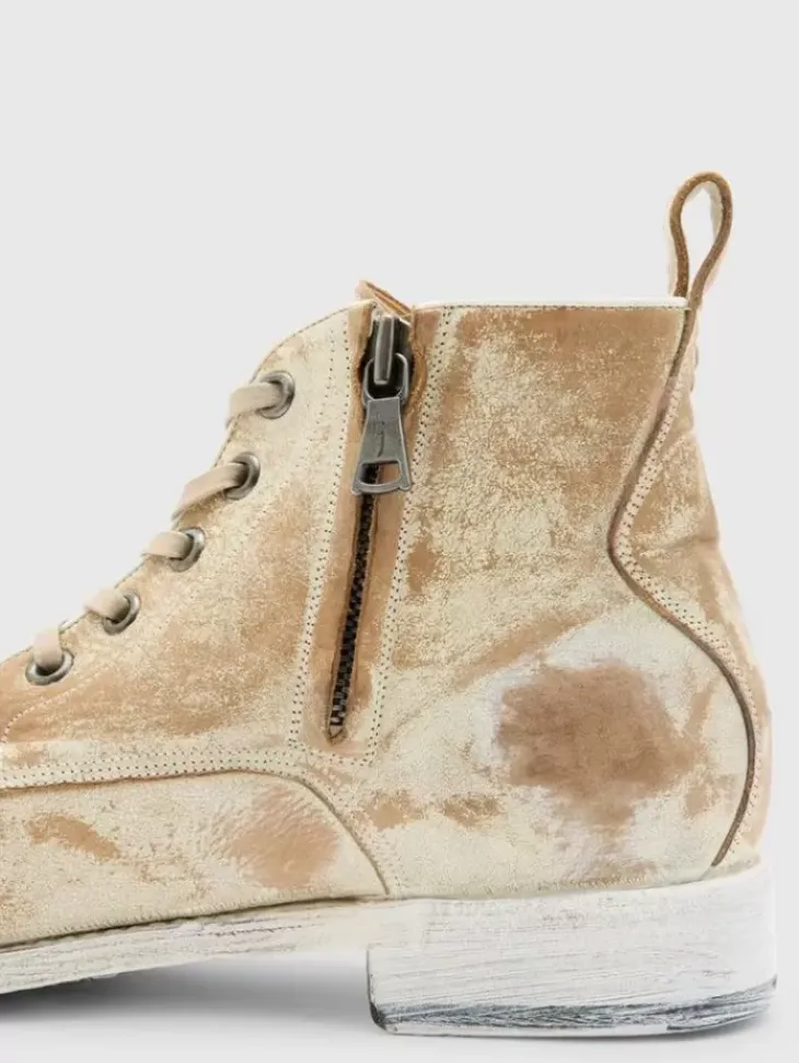 Shoes & Accessories>John Varvatos MOTO LACE BOOT CORK