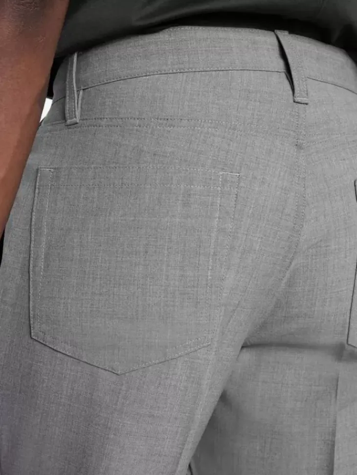 Pants>John Varvatos MOTOR CITY PANT BLK/OFFWHIT