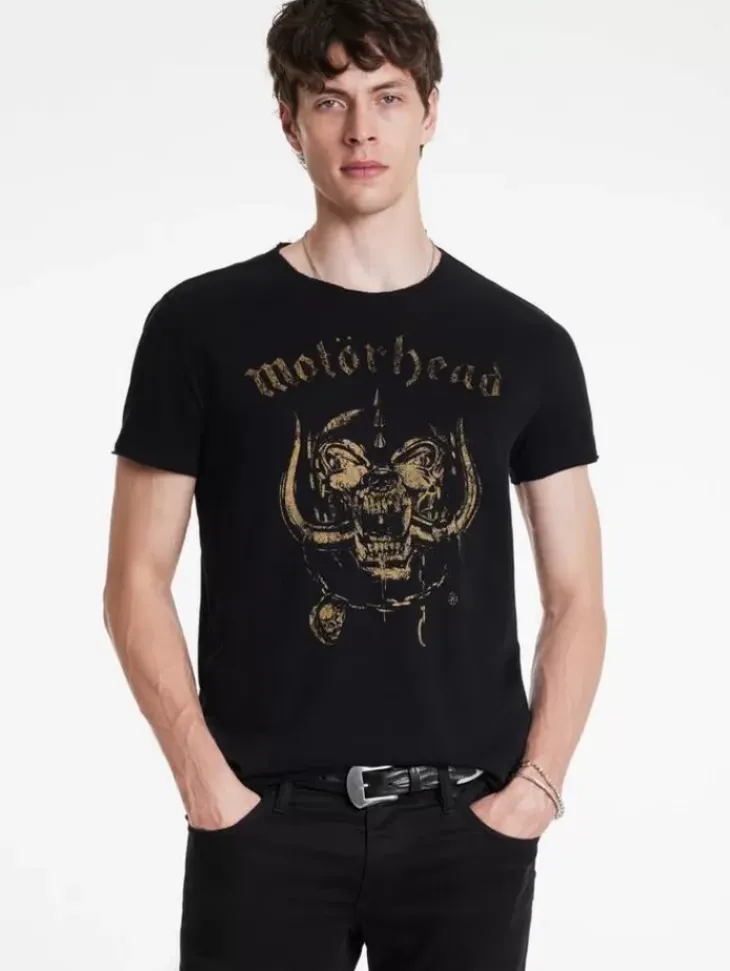 Graphic Tees>John Varvatos MOTORHEAD TEE BLACK