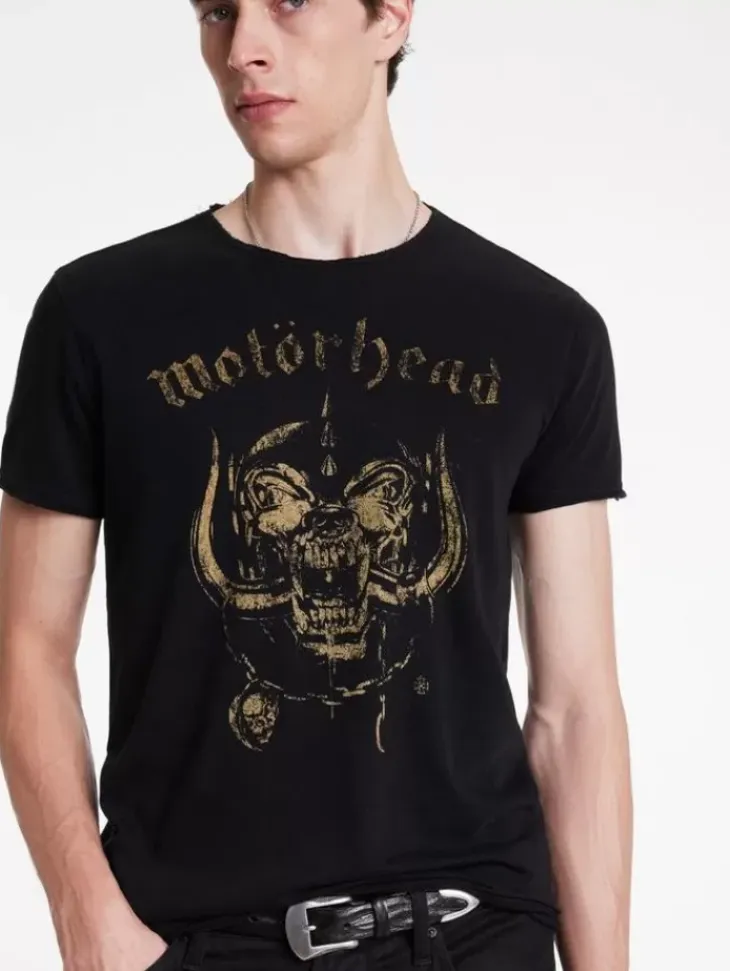 Graphic Tees>John Varvatos MOTORHEAD TEE BLACK