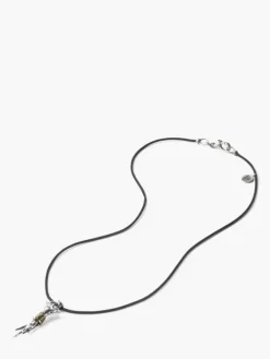 Jewelry>John Varvatos NAIL PENDANT NECKLACE SILVER
