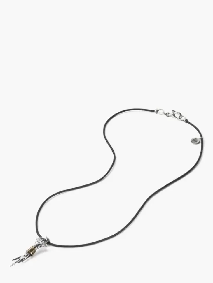 Jewelry>John Varvatos NAIL PENDANT NECKLACE SILVER