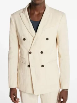 Leather & Outerwear|Tops>John Varvatos NAMO JACKET CHINAWHITE