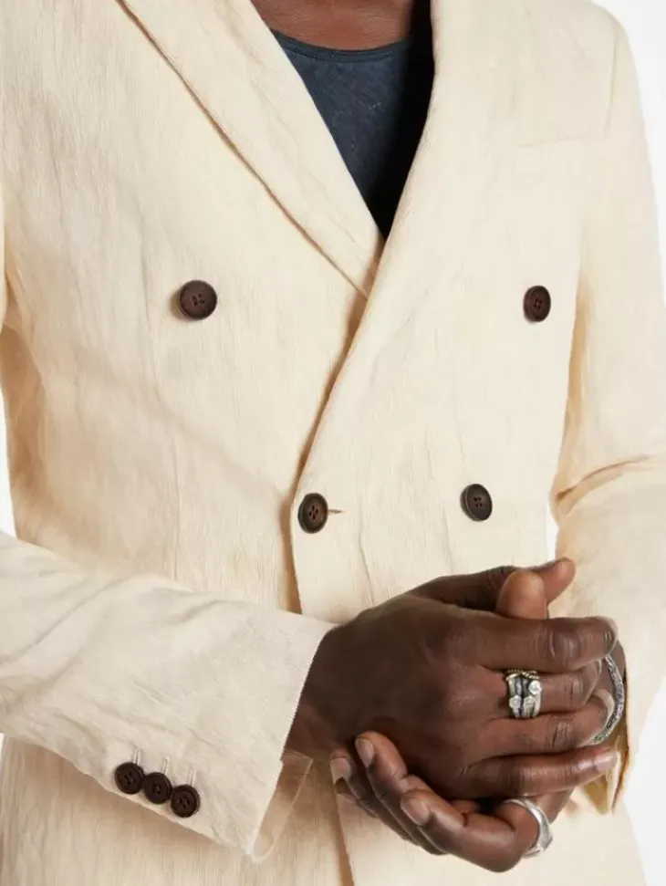 Leather & Outerwear|Tops>John Varvatos NAMO JACKET CHINAWHITE