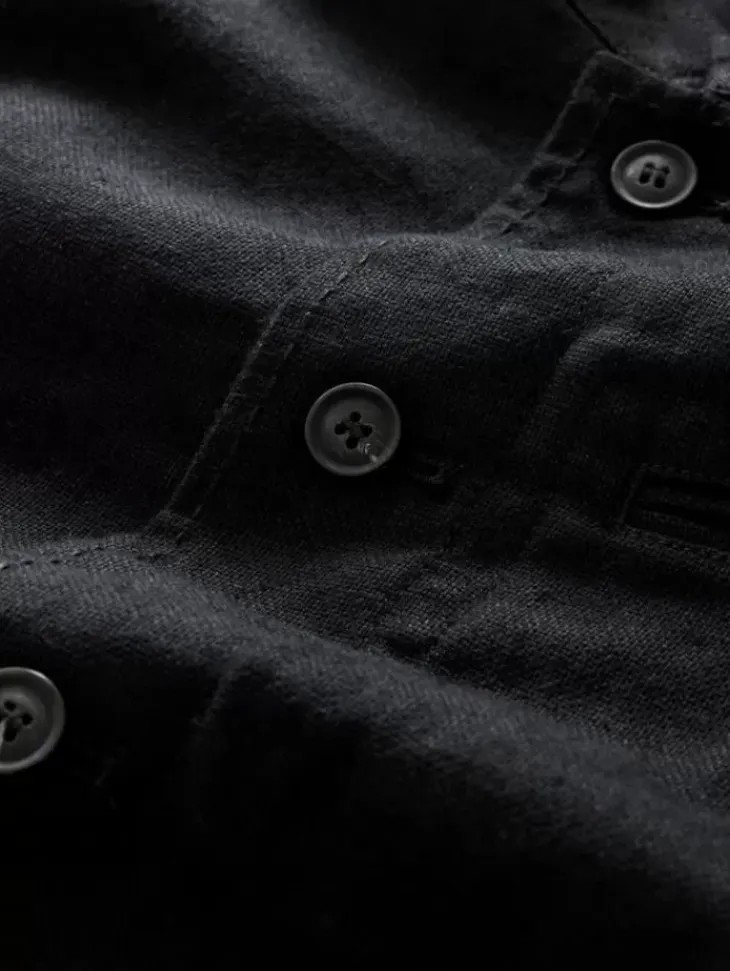 Leather & Outerwear|Tops>John Varvatos OFFICER FIELD JACKET BLACK