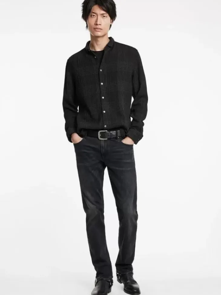 Shirts>John Varvatos ORCHARD SHIRT CHARCOALGREY