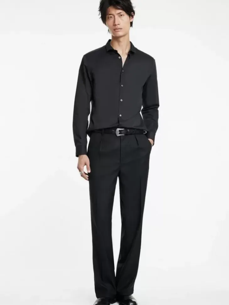 Shirts>John Varvatos ORCHARD SHIRT CARBON