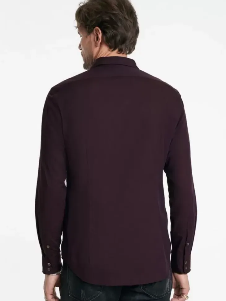 Shirts>John Varvatos ORCHARD SHIRT DARKPLUM