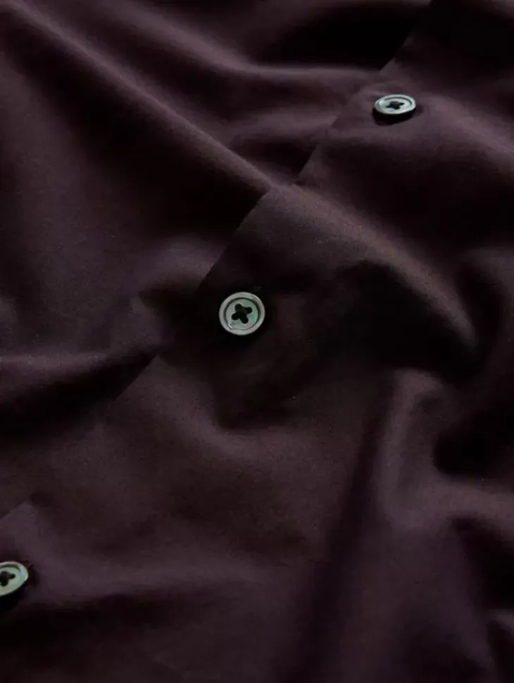 Shirts>John Varvatos ORCHARD SHIRT DARKPLUM