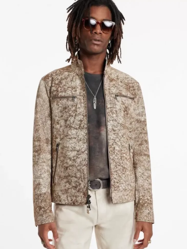 Leather & Outerwear|Tops>John Varvatos ORTHO JACKET CARAMEL